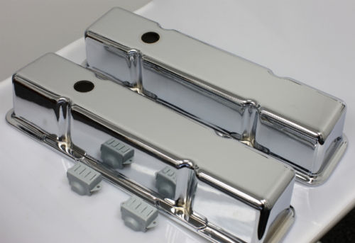 Ventilkåpor höga Kromade Aluminium SBC