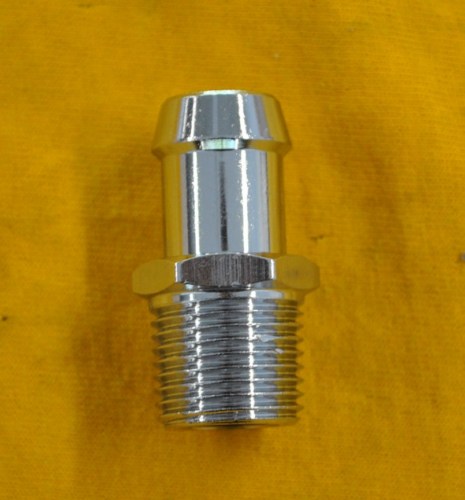 Slangnippel Kromad 1/2&quot; NPT - 5/8&quot; slang anslutning