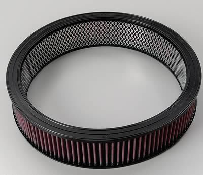 Luftfilter K&amp;N Tvättbart  Ø14&quot; x 3&quot; Högt