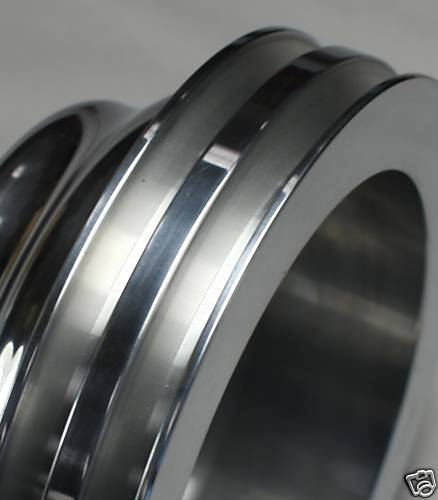 Remskiva Aluminium BBC vevaxel för kort VP dubbel rem