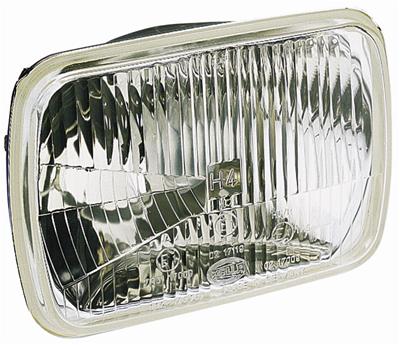 Lycktinsats H4 186x126mm Utan P-ljus HELLA