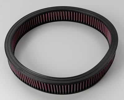Luftfilter K&amp;N Tvättbart  Ø14&quot; x 2,3&quot; Högt