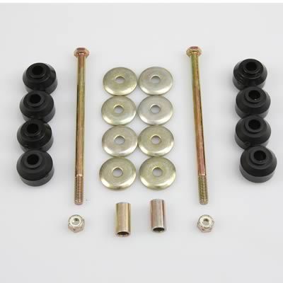 Sway Bar End Link, Urethane Bushings, Black, 5.000 in. Functional Height, Kit