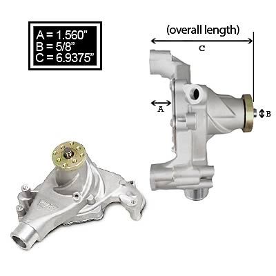 Vattenpump Cheva SB Lång  Högvolym
