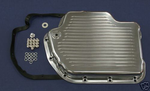 OLJETRÅG GM TURBO 400 AUTOMATLÅDA POLERAD ALUMINUM