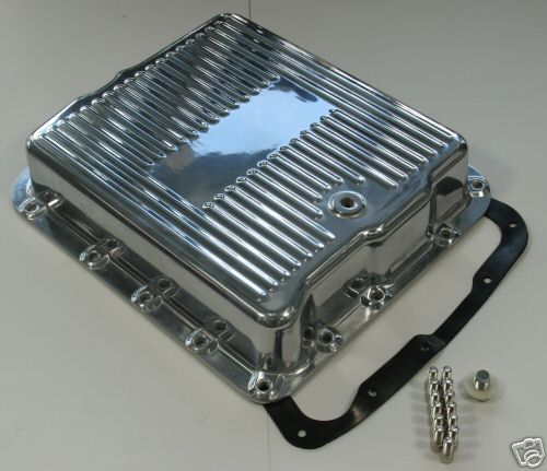 Oljetråg till GM 700R4 Polerad aluminium