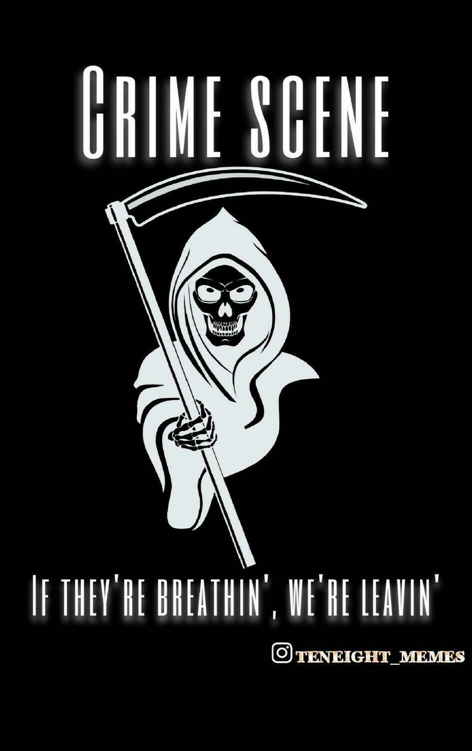 Crime Scene Reaper Magnet
