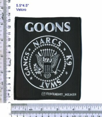 Goons Velcro Backed Morale Patches