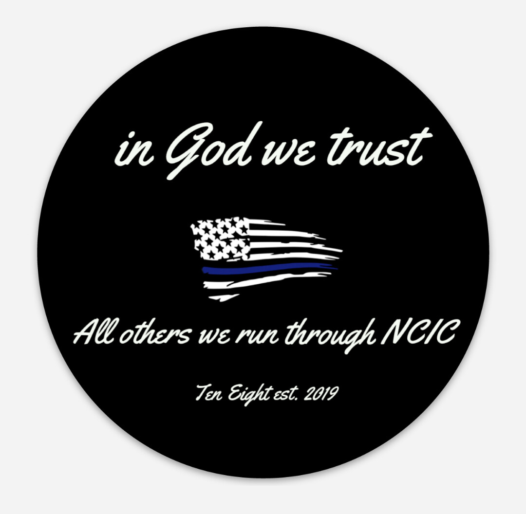 In God We Trust Sticker