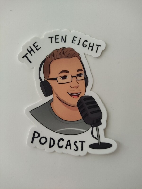 TenEight Podcast Sticker **Limited Edition**