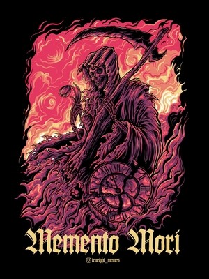 Memento Mori Reaper Sticker