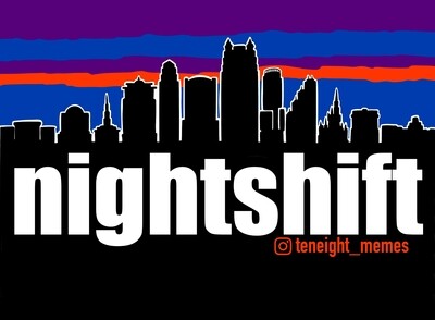 Nightshift sticker