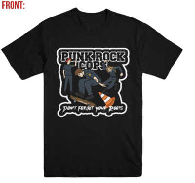 Punk Rock Cops &quot;Don&#39;t Forget Your Roots&quot; Tshirt