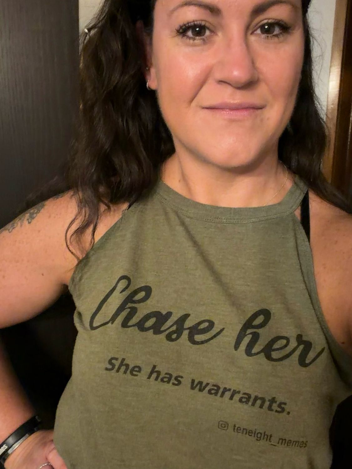 Chase Her (woman's tank)