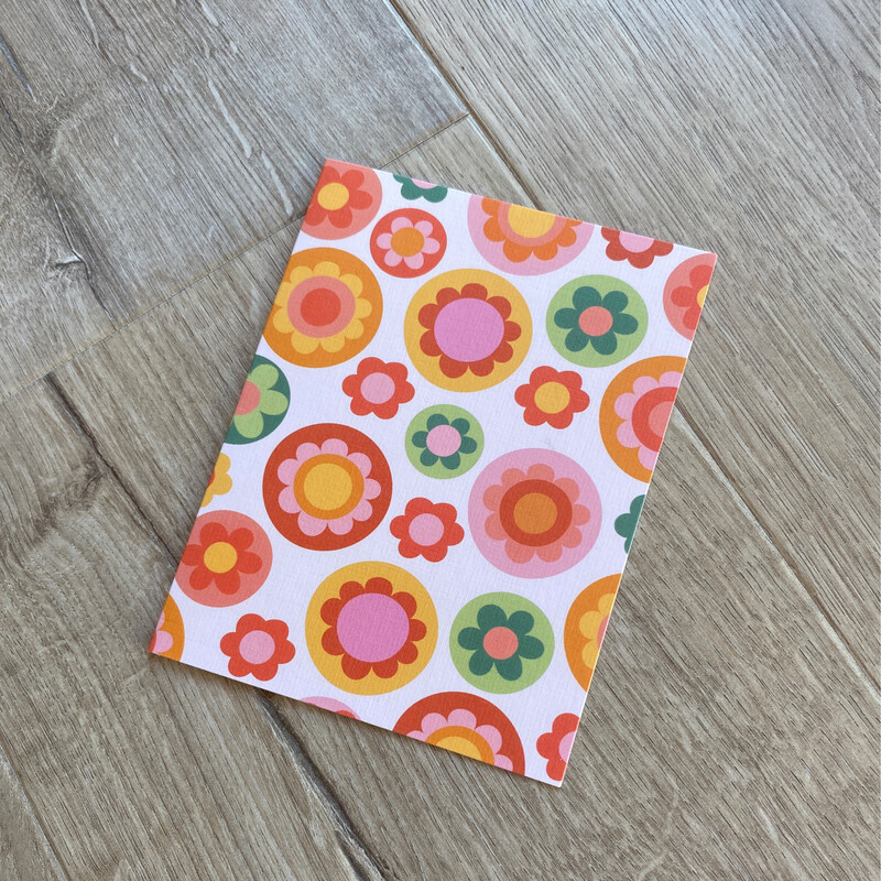 Stella Evans Flower Print Card