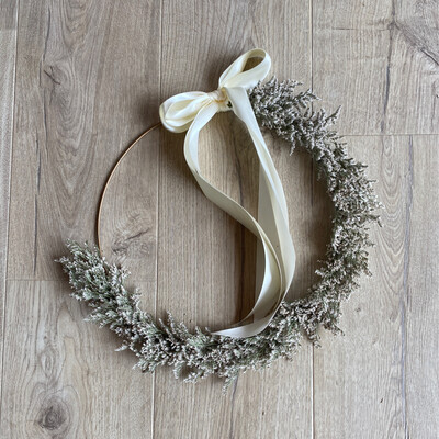 Misty Dried Wreath 30cm