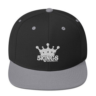 5 Kings Logo Snapback Hat
