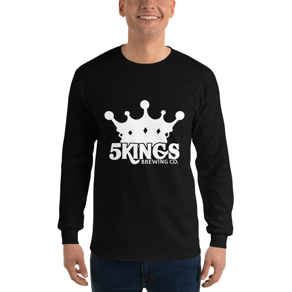White Logo Long Sleeve Shirt