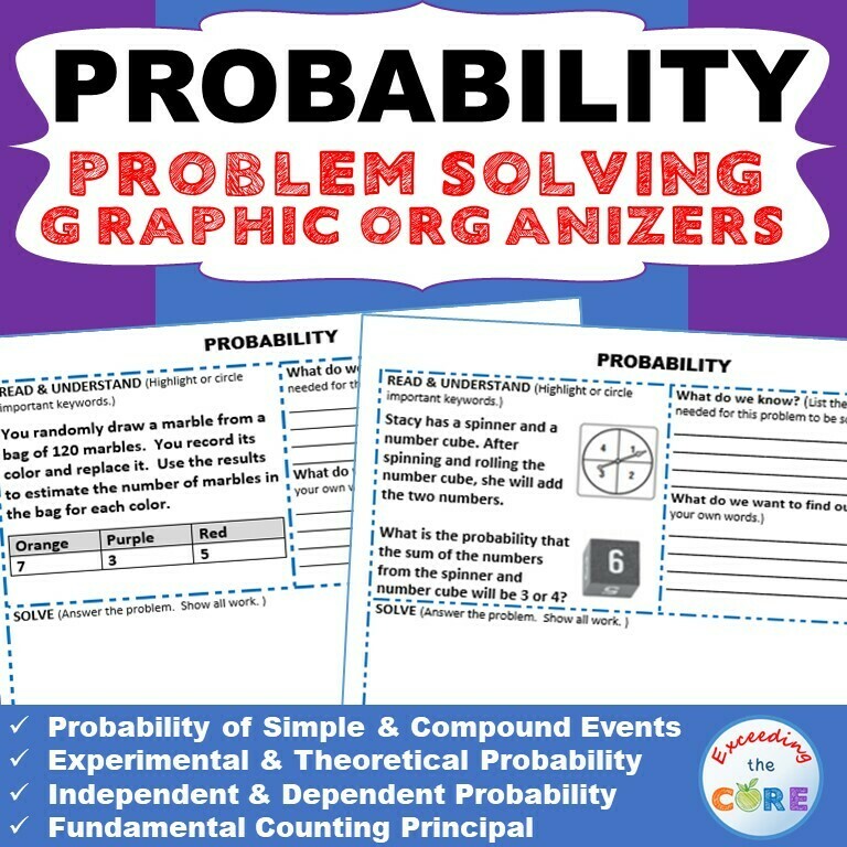 PROBABILITY Word Problems - Error Analysis (Find the Error) Common Core