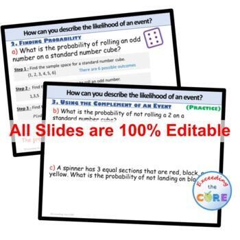 PROBABILITY PowerPoint Lesson, Practice | Digital