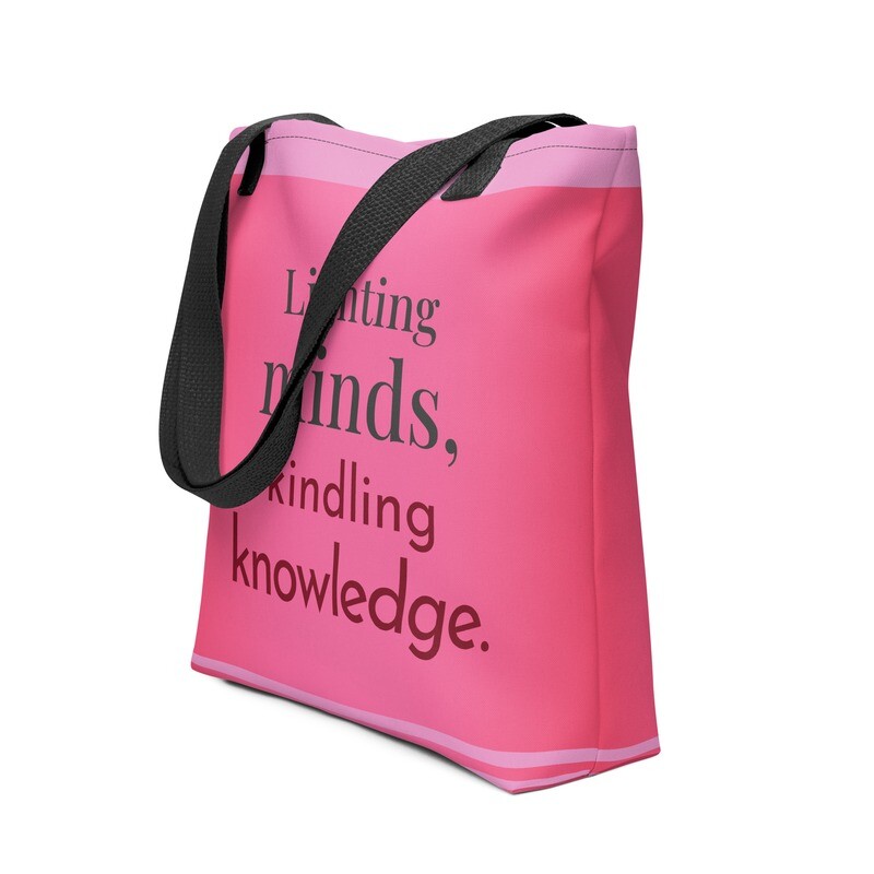 Lighting Minds Kindling Knowledge Tote bag