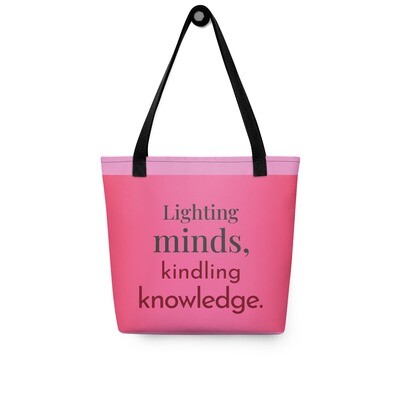 Lighting Minds Kindling Knowledge Tote bag