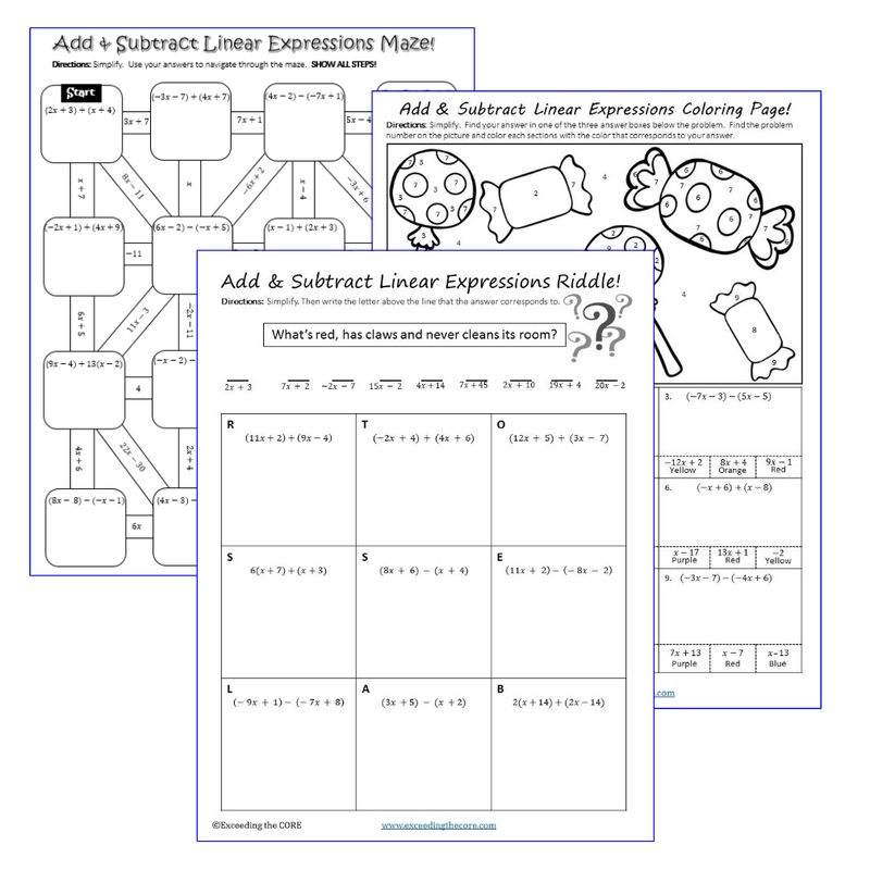 7th GRADE MATH Assessments, Warm-Ups, Task Cards, HW | FULL YEAR Back to School