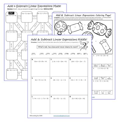 7th GRADE MATH Assessments, Warm-Ups, Task Cards, HW | FULL YEAR Back to School