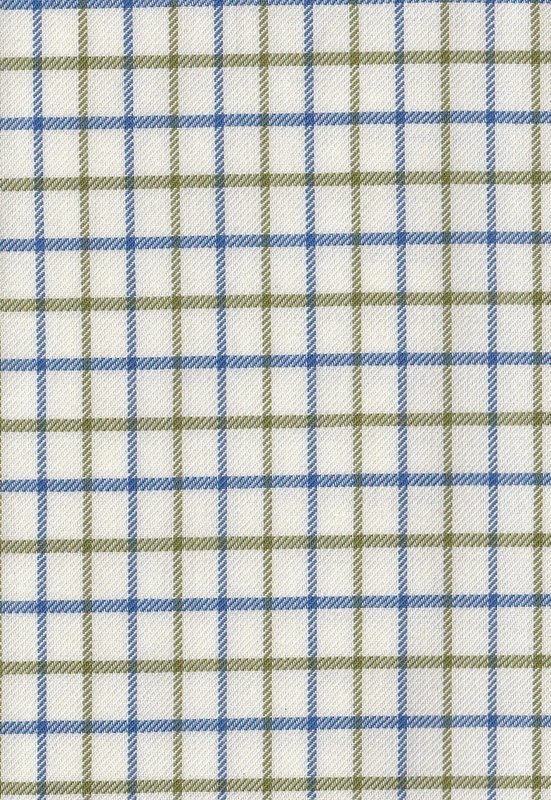 Simon&#39;s Check - blue and green
