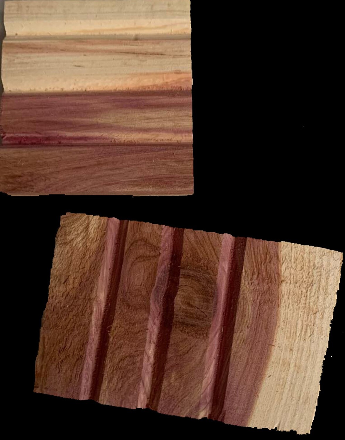 Grooved Natural Red Cedar Soap Dish
