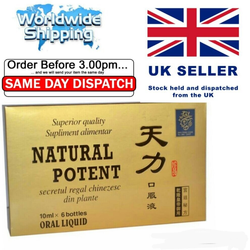 Natural potent Long Erection 6 x 10ml -.Improve performance