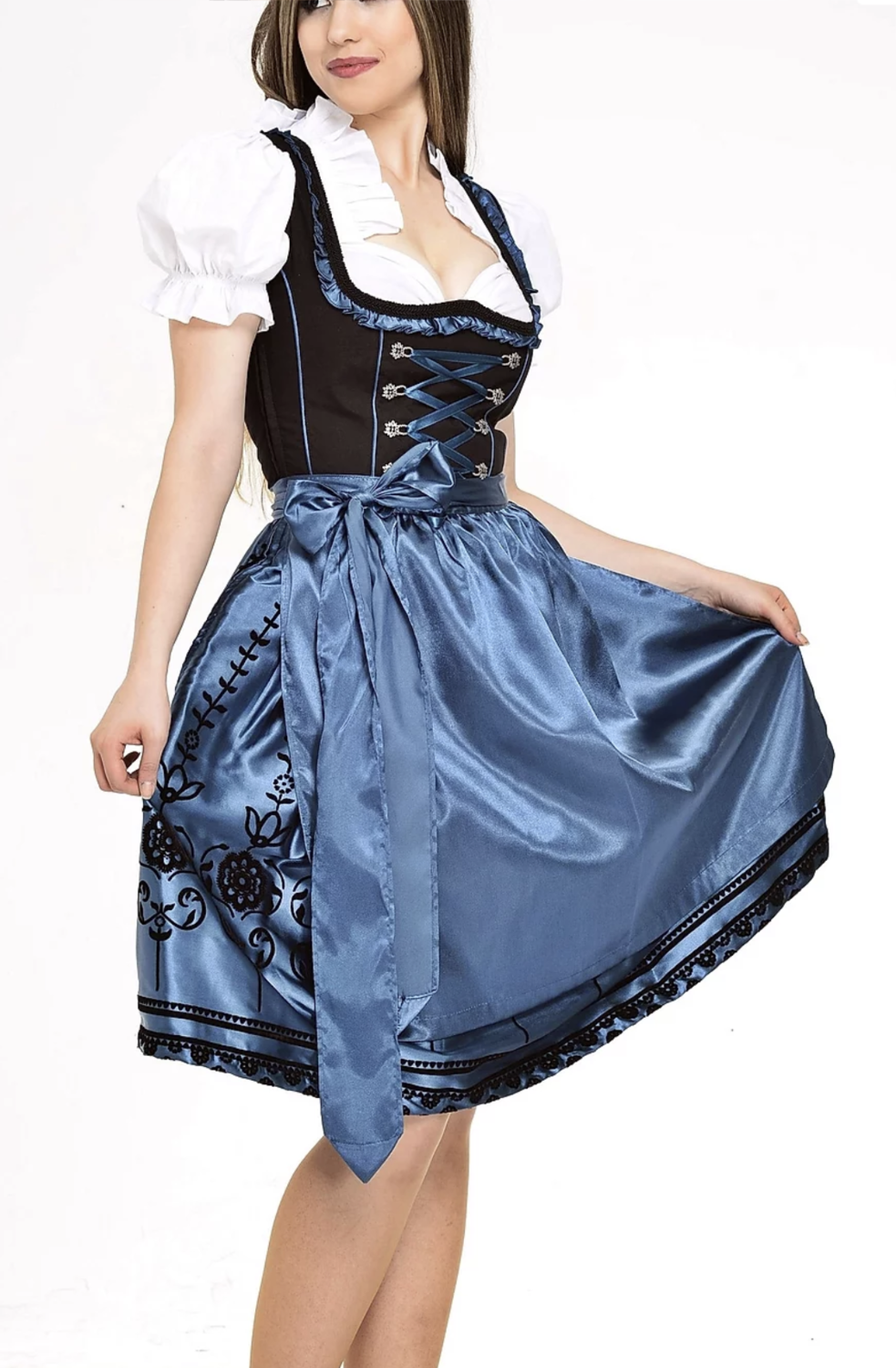 blue dirndl