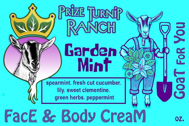 Face + Body Cream: Garden Mint