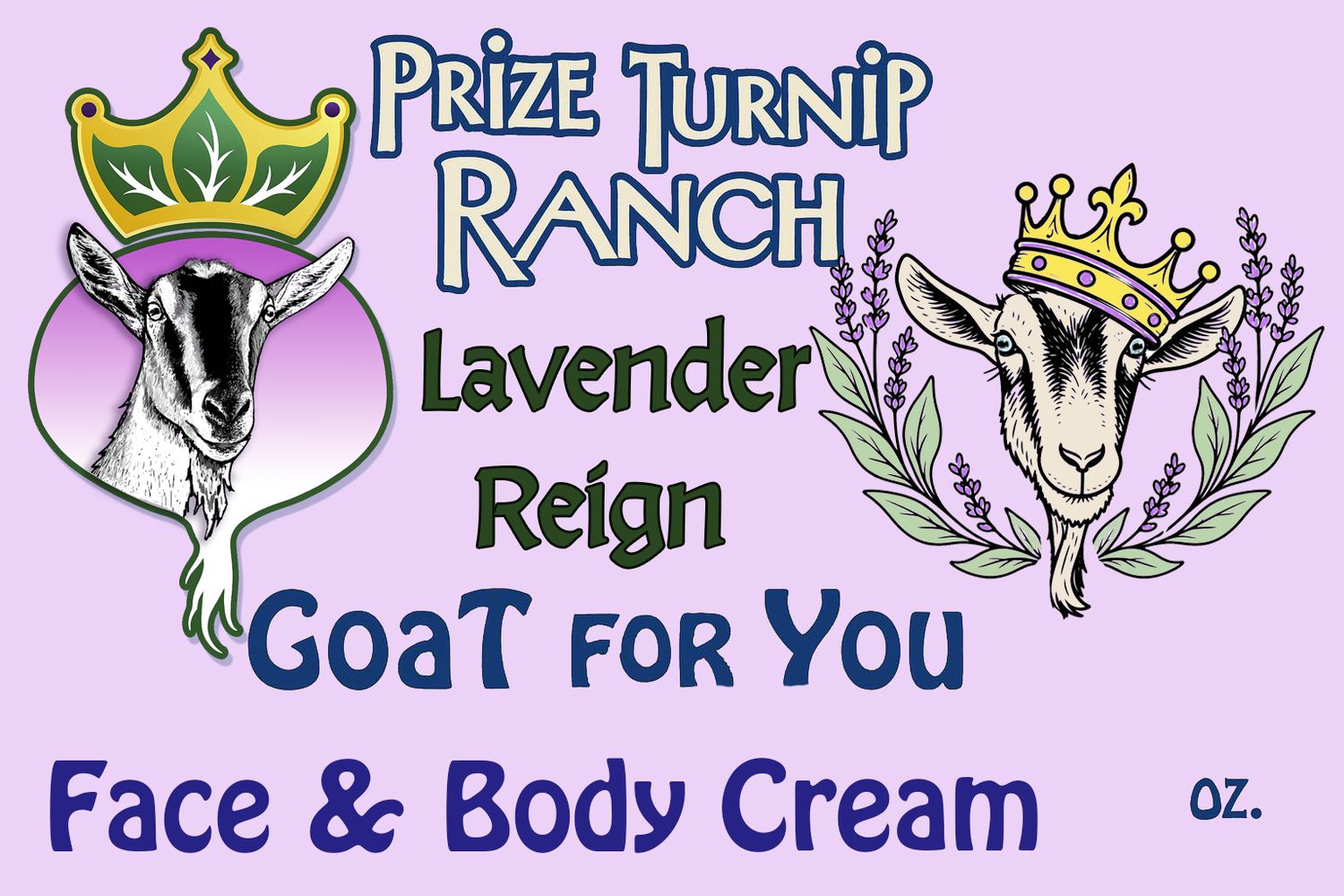 Face + Body Cream: Lavender Reign