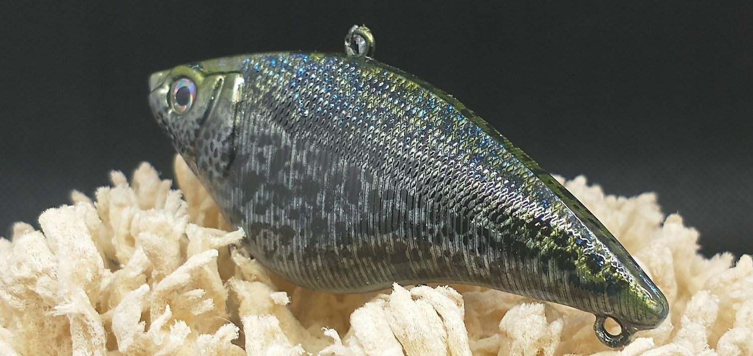 Black Crappie 1/2 oz Lipless