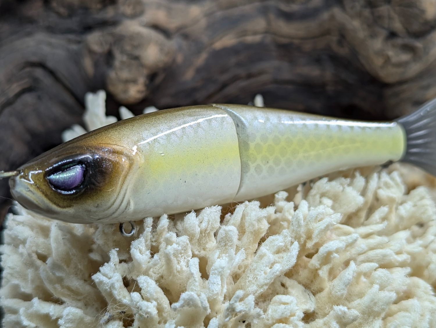 4.5" Glide bait- Fluffernutter