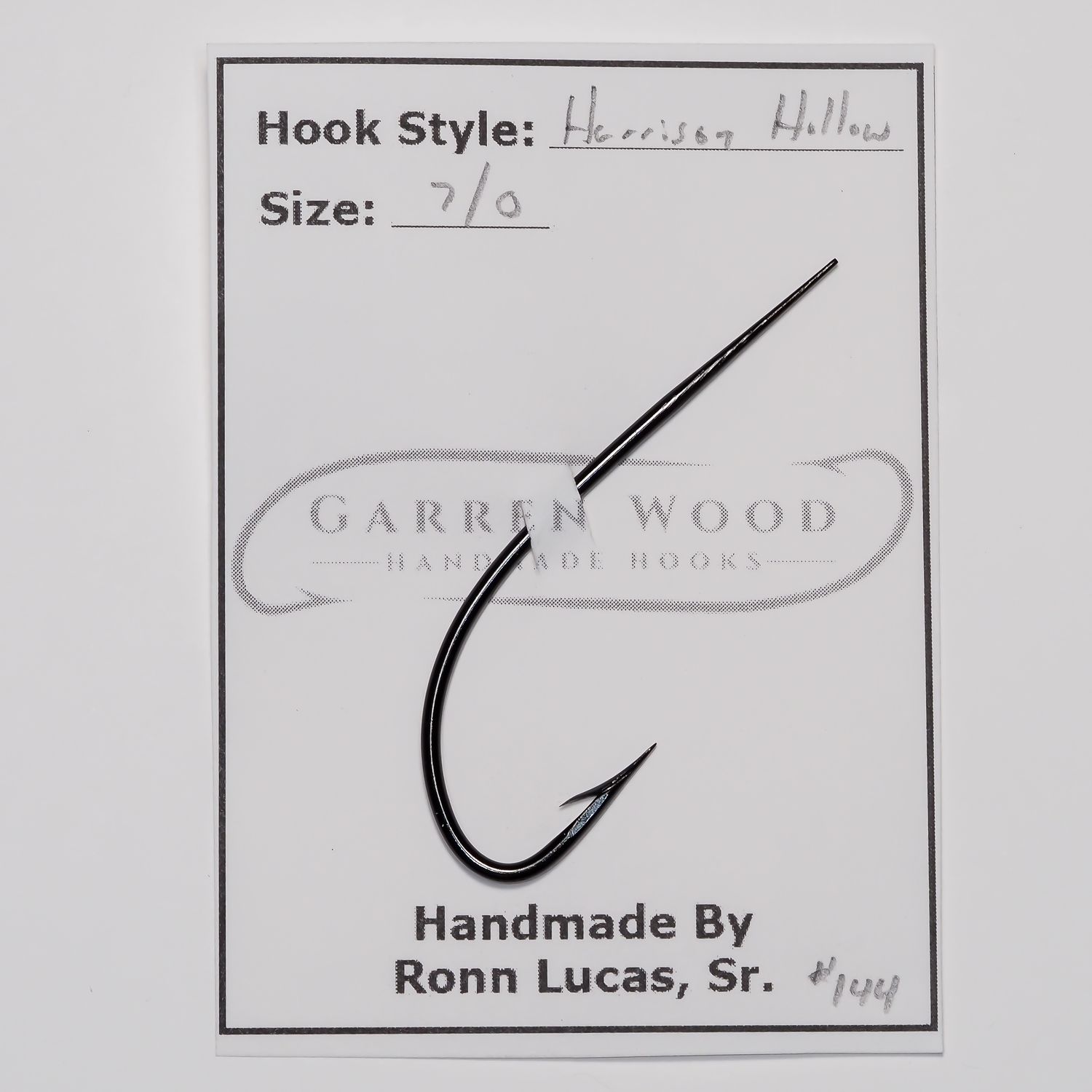 Ronn Lucas - Harrison Hollow Point 7/0 - #144