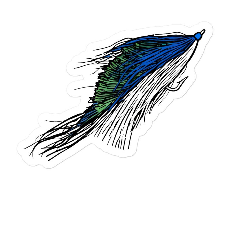 Saltwater Fly 2 Sticker