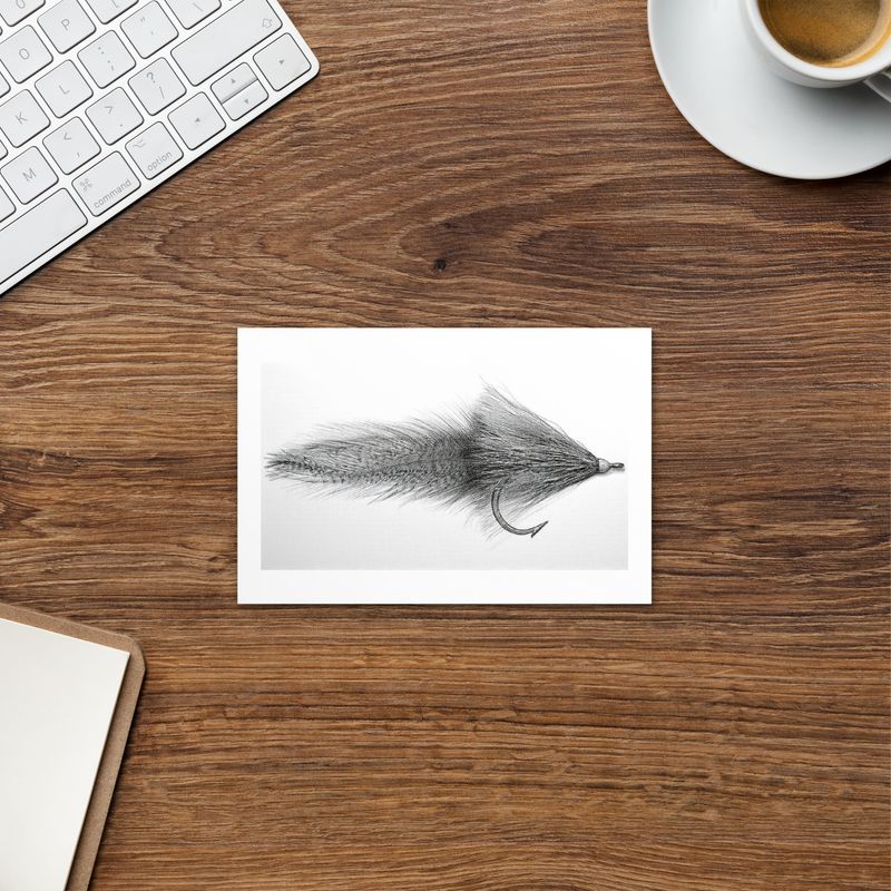 Saltwater Fly Postcard