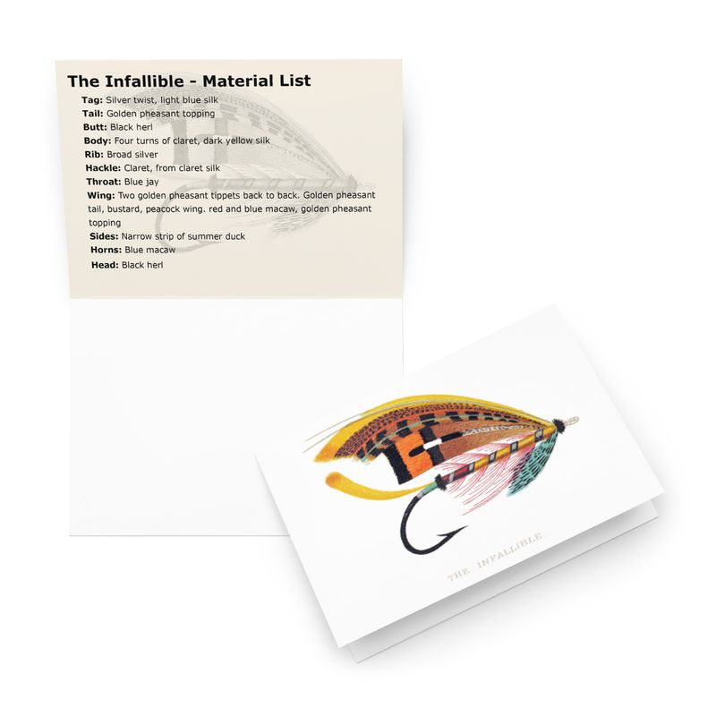 The Infallible - Fly Tying Card