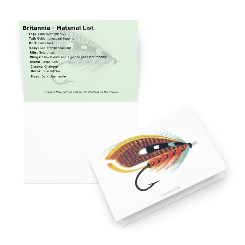 Britannia - Fly Tying Card