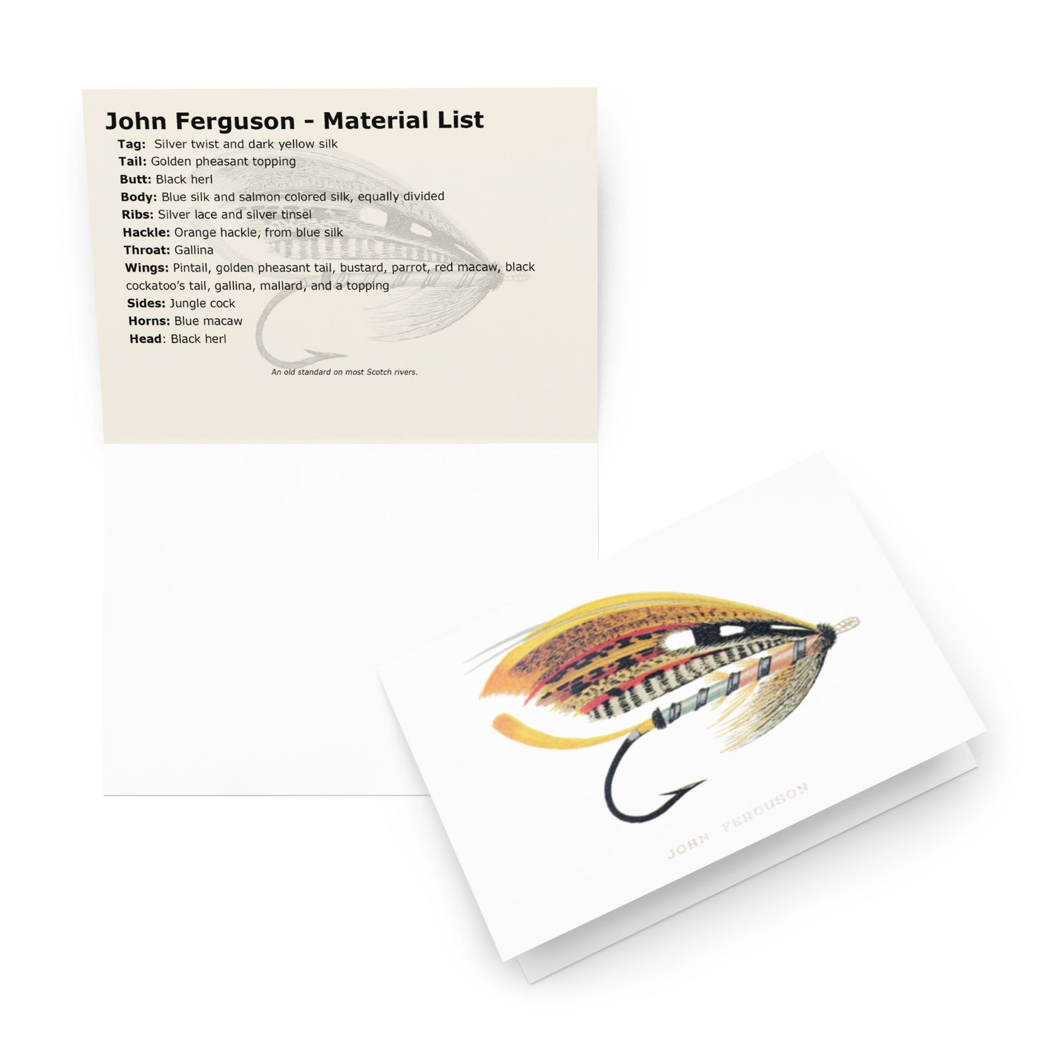 John Ferguson - Fly Tying Card