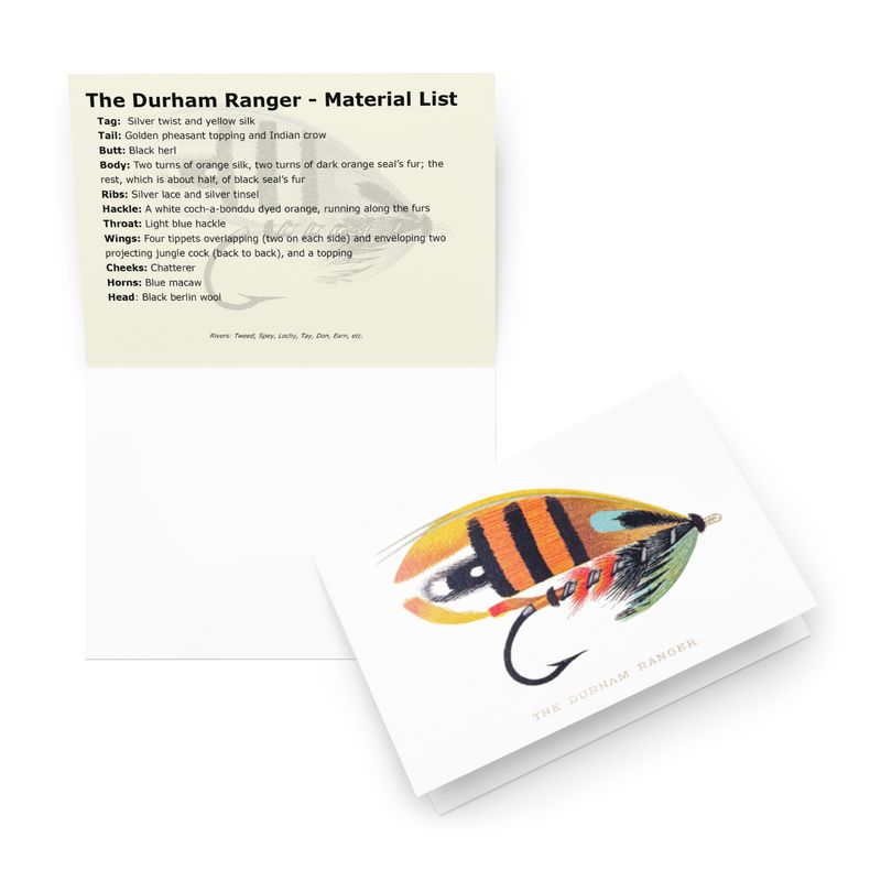 The Durham Ranger - Fly Tying Card
