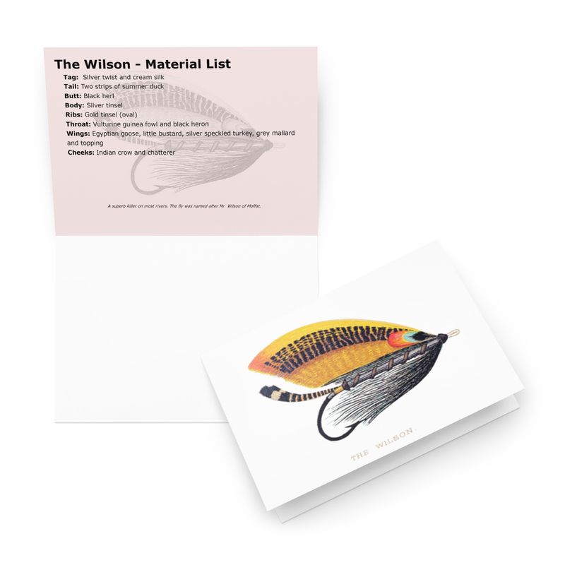 The Wilson - Fly Tying Card