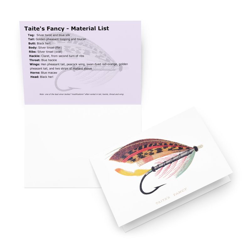 Taite's Fancy - Fly Tying Card