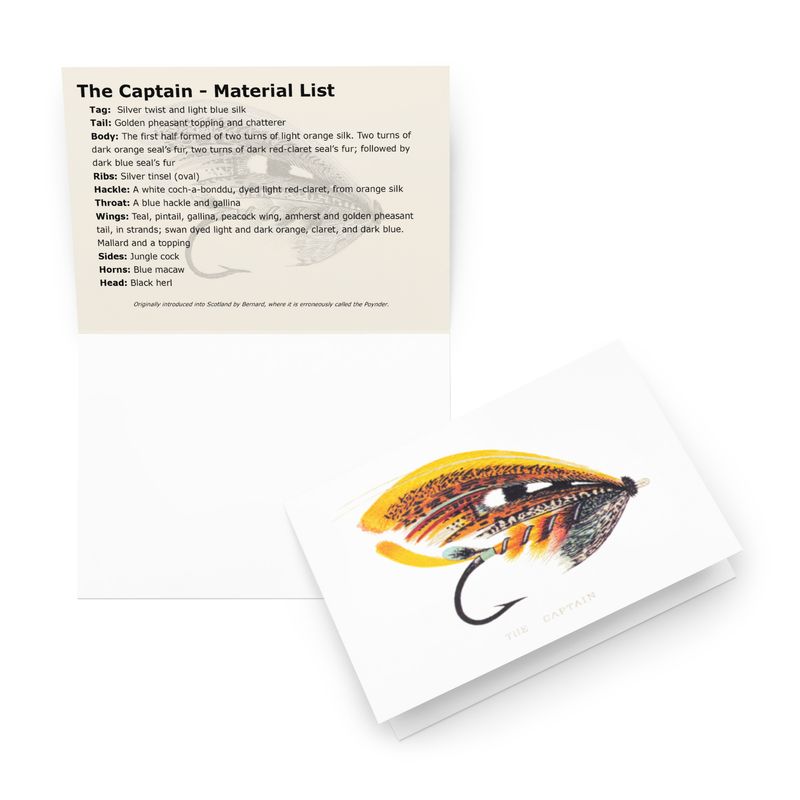 The Captain - Fly Tying Card