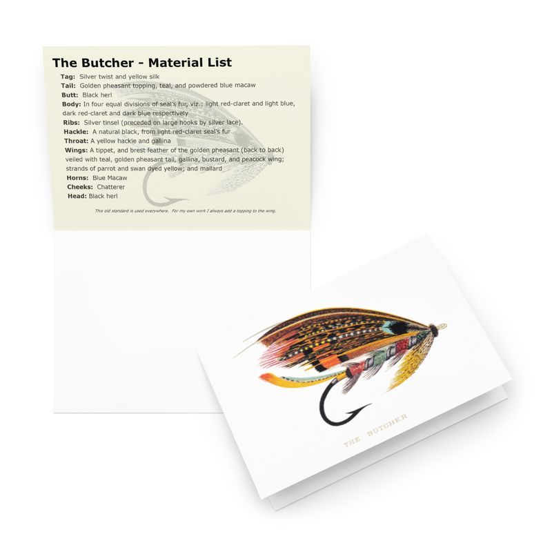 The Butcher - Fly Tying Card