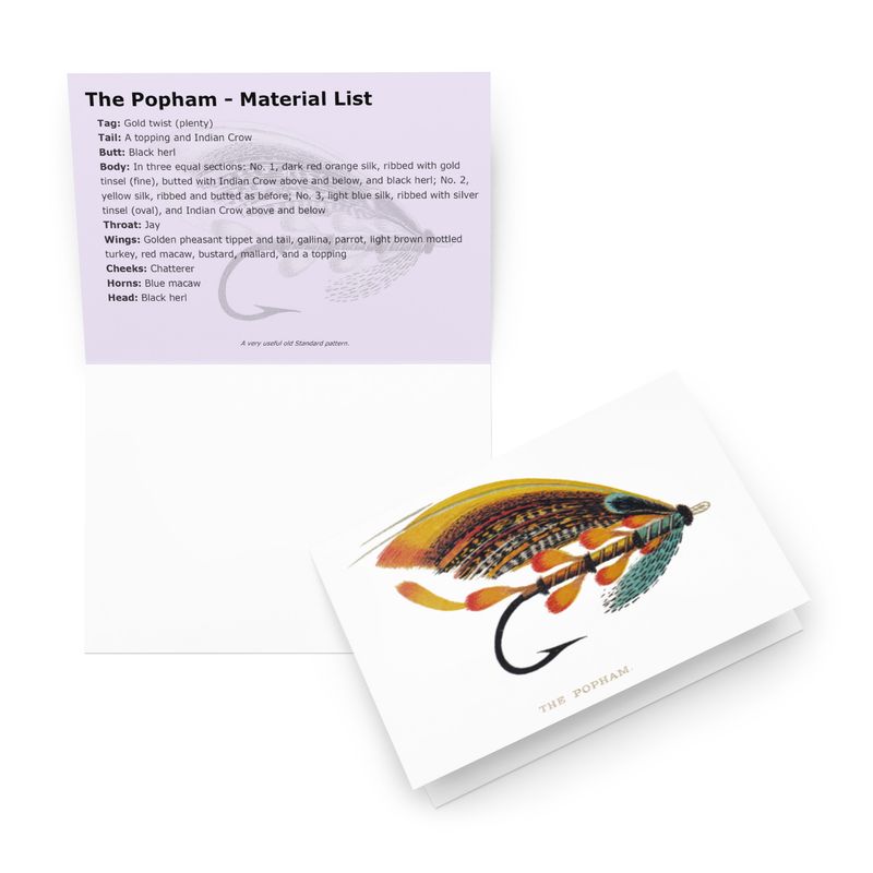 The Popham - Fly Tying Card