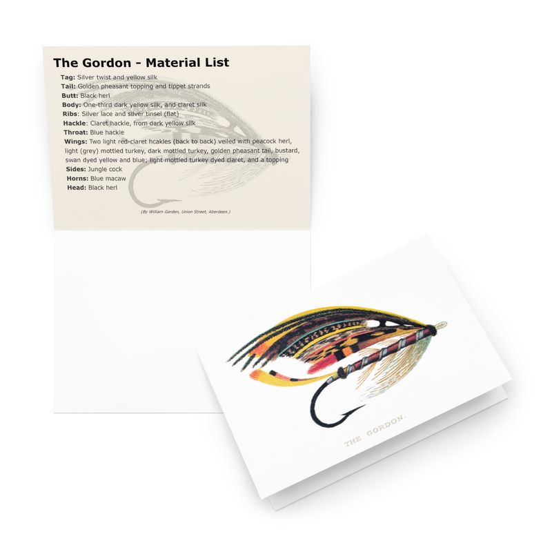 The Gordon - Fly Tying Card