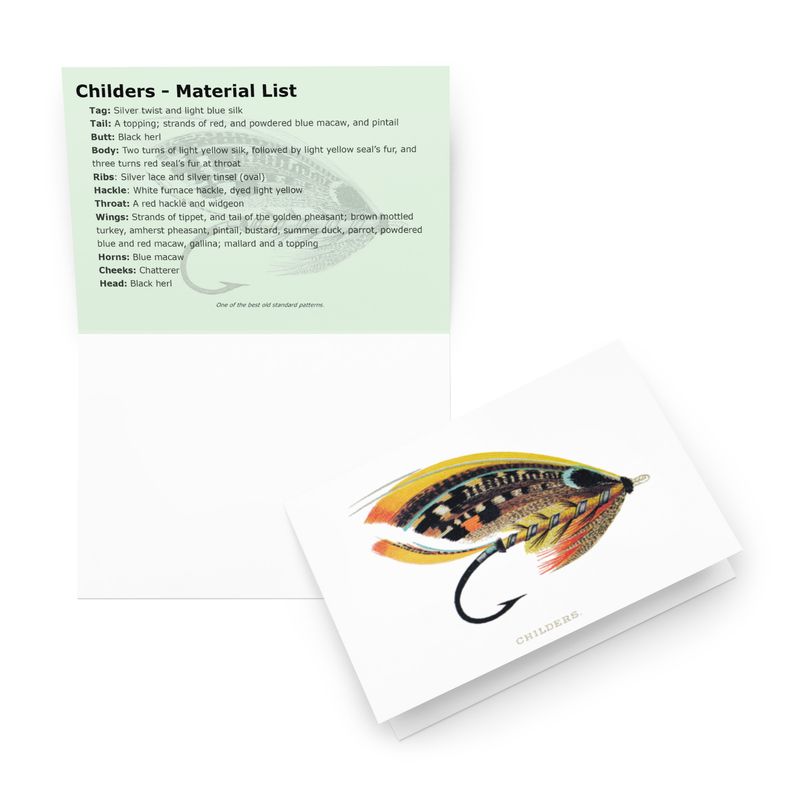 Childers - Fly Tying Card